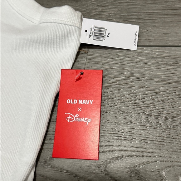 NWT Disney Mickey Mouse ribbed White Tank Top with Patriotic Mickey size XXL - Picture 4 of 8